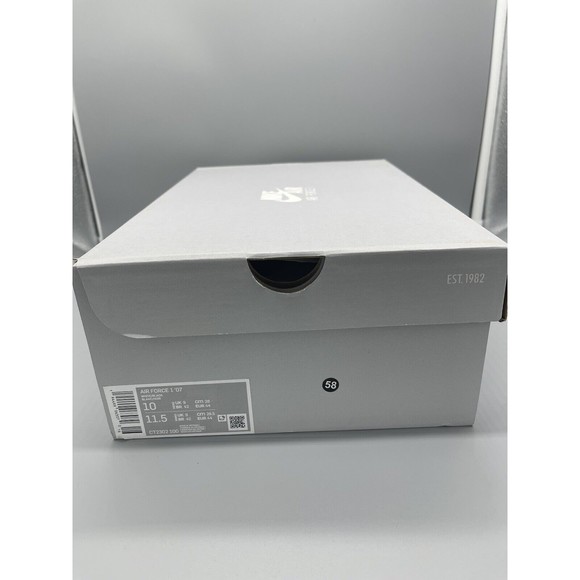 Nike 2020 Air Force 1 \'07 \'White Black\' Size 10M 11.5W Brand New wBox CT2302-100